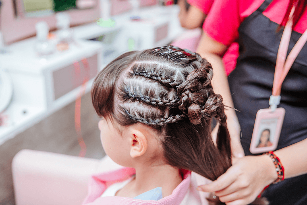 SPA Kids Pink Party em evento corporativo